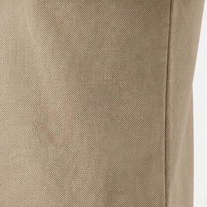 Polo Oxford pour homme en coton 100% beige à manches courtes, décontracté, respirant, coupe classique, uni, tissé - Product Image 5