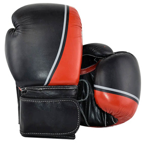 Guantes de boxeo de piel de vaca de primera calidad a precio mayorista RTS, guantes de entrenamiento y sparring profesionales de cuero puro AS-BG-4751 - Product Image 1