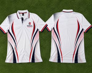 Custom White Sublimation <b>Polo</b> Shirt Men Quick Dry Polyester Golf Sports Team Uniform Breathable Printed Performance <b>Polo</b> OEM ODM - Product Image 4
