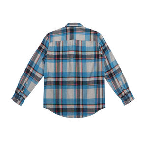 เสื้อเชิ้ตแขนยาวลายสก็อตผ้าฟลีซขนาดใหญ่พิเศษสำหรับผู้ชาย สไตล์แฟชั่นฤดูใบไม้ร่วง รับผลิตตามสั่งขายส่ง - Product Image 2