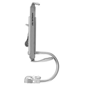 Surgical Oral Retractor Frame Without Blades Stainless Steel Instrument DAVIS Mouth Gag 6 1/4" (15.9 cm) Double <b>Bite</b> Left Side - Product Image 2