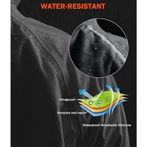 เสื้อกันฝนแบบมีฮู้ด ป้องกันลม กันน้ำ ทนทาน พร้อมกระเป๋าซ่อน - Product Image 6