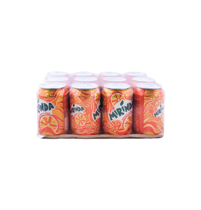Refresco Auténtico Mirinda Sabor Naranja, 24 Latas de 300ml, 28 Kcal por 100ml, Bebida Carbonatada, Venta al Por Mayor, Suministro Global - Product Image 4