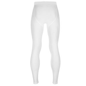 AL RAFEEQ Leggings de compression pour hommes en Spandex/Nylon – Respirants, séchage rapide, taille élastique réglable, motif uni, longueur intégrale - Product Image 2