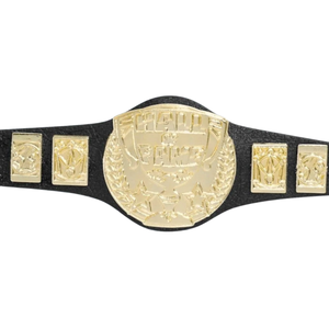 Classic Wrestling Championship Belt Premium Quality Collector's Belt with Gold-Plated Center and <b>Side</b> <b>Plates</b> - Product Image 2