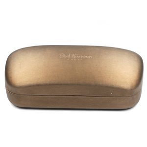 Étuis à lunettes de soleil luxueux en cuir PU avec matériau en fer, étui à lunettes de qualité supérieure - Product Image 1