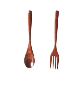 Juego de Servidores de Ensalada de Madera Natural para Comer y Cocinar, Ecológico, Apto para Lavavajillas, Diseño Duradero con Mango Largo, Utensilios de Cocina para Uso Diario - Product Image 1