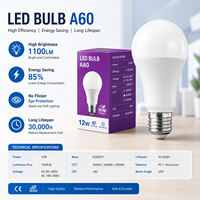 Ampoule LED SMD E27/E26/B22 3W-24W pour éclairage d'entrepôt, en plastique et aluminium, vente en gros