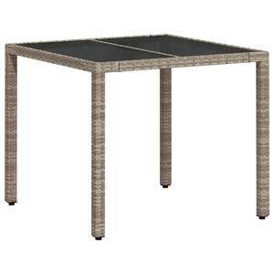 Ensemble de table de jardin gris clair pour 4 personnes, pour usage extérieur - Product Image 2