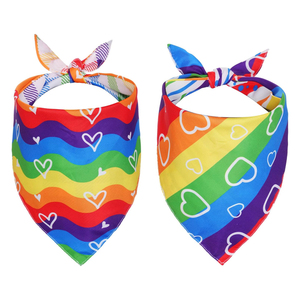 Wholesale Customizable Cotton Solid Dog Bandanna Top Quality Sublimation <b>Blank</b> <b>Pet</b> Scarf - Product Image 3