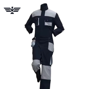 Custom Heavy Duty Industrial Hi Visibility <b>Waterproof</b> Nylon Silk Screen Printed Unisex Needle Detection <b>Work</b> Coverall - Product Image 2