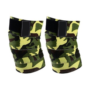 Custom Logo Compression <b>Knee</b> Wraps Hot Selling Power Weightlifting Unisex <b>Knee</b> Wraps <b>Elastic</b> <b>knee</b> Wraps OEM - Product Image 1