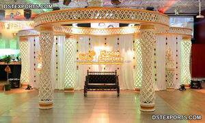 Mandap bengalí decoración para boda india de moda y bajo presupuesto boda india Mandaps Malawi boda Mandap y decoración EE. UU. - Product Image 5