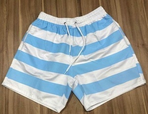 Unisex High Quality Denim Mesh Custom Shorts with Elastic Waist 100% Cotton Eco-Friendly Custom Logo & Design - Product Image 1