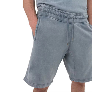 กางเกงขาสั้นสไตล์ใหม่แบบฟอกสี คุณภาพดีที่สุด กางเกงขาสั้นแบบฟอกสีสั่งทำพิเศษ ผลิตในปากีสถาน รับผลิตแบบ OEM กางเกงขาสั้นแบบฟอกสี - Product Image 6