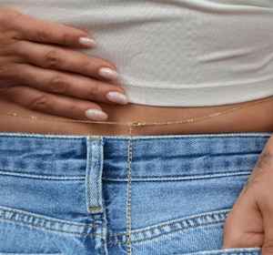 Chaînes de taille pour femmes, chaînes de ventre pour femmes, chaînes personnalisées avec initiales pour femmes, chaîne de taille sexy, bijoux de corps ajustables et tendance - Product Image 6