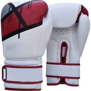 Hot Selling Customized Leather Unisex Boxing <b>Gloves</b> Breathable <b>Moisture</b> Wicking Comfortable Hook Loop Closure <b>Gloves</b> - Product Image 5