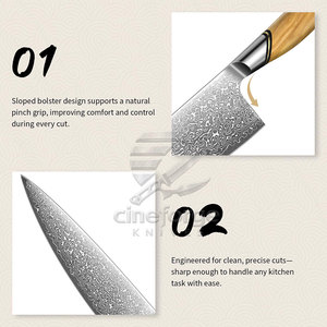 Wholesale Best Quality Chef <b>Knives</b> <b>Set</b> High Grade Private Label Chef <b>Knives</b> <b>Set</b> Sustainable Chef <b>Knives</b> <b>Set</b> - Product Image 4
