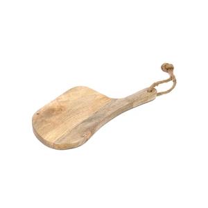 Planche à découper élégante en bois avec poignée, épaisse, durable, facile à saisir, idéale pour couper, servir le fromage, le pain et l'utilisation en cuisine - Product Image 4