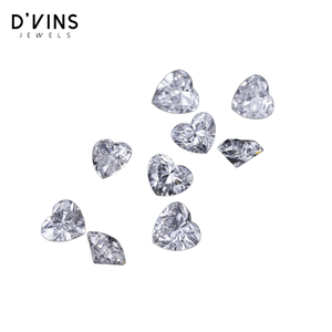 เพชร D'Vins Jewels รูปทรงหัวใจ แบบหลวม เพชรสร้างในห้องปฏิบัติการ ขนาด 0.5 กะรัต 0.8 กะรัต 1 กะรัต สี D สำหรับทำเครื่องประดับ - Product Image 1