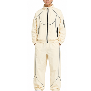 <b>Men</b> Nylon Tracksuit Performance Activewear <b>Jacket</b> and Pants Set Bulk OEM ODM Wholesale Manufacturer Nylon Tracksuit For <b>Men</b> - Product Image 4