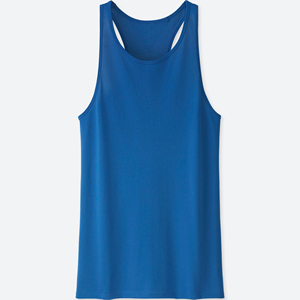 Tops Cortos Personalizados de Verano sin Mangas con Aberturas Irregulares para Mujer, Transpirables, de Secado Rápido, de Poliéster/Algodón - Product Image 3