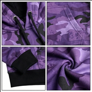Camouflage Hooded Sweatshirt Men Regular Fit Printed Pocket Casual Autumn Knitted <b>Polyester</b> <b>Hoodie</b> - Product Image 4