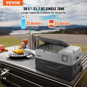 Refrigerador Portátil para Auto de 12 Voltios y 30L, de Una Sola Zona, con Ruedas y Asa, -4-68 F, 12/24V DC, 100% Congelador - Product Image 2