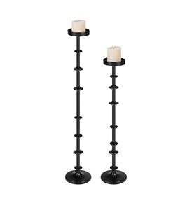 Trending Design Premium Cast Iron Candle Stand With Elegant Finish For Dining <b>Table</b> Decoration And Home Interior Styling - Product Image 5
