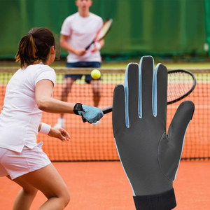 ถุงมือแร็กเกตบอลหนังแกะคลาสสิกระดับมืออาชีพพร้อมโลโก้แบบกำหนดเอง น้ำหนักเบา เป็นมิตรกับสิ่งแวดล้อม พร้อมดีไซน์แบบกำหนดเอง - Product Image 5