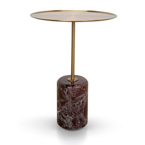 Mesa de Cóctel de Aluminio de Alta Calidad, Mueble de Primera Calidad, Mesa Auxiliar Metálica para el Hogar, Hotel, Mesa para Bebidas y Vino, Latón - Product Image 6