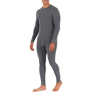 RABUSH SPORTS <b>Men's</b> Long John <b>Thermal</b> Underwear Set Custom ODM Sleepwear Suit 52% Cotton Winter Machine-Washable Breathable - Product Image 2