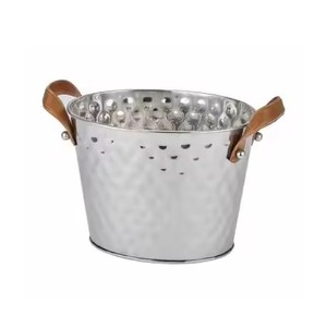 Multipurpose Metal Ice Beverage Tub Stainless Steel Party Cooler <b>Bucket</b> Wine Beer Chiller Tub Event Use - Product Image 5
