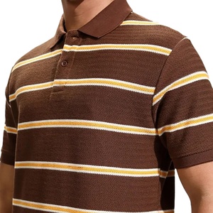 Camisa de polo de algodón 100% de alta calidad para hombre con logotipo personalizado, ropa deportiva informal transpirable de manga corta, patrón sólido de talla grande - Product Image 5