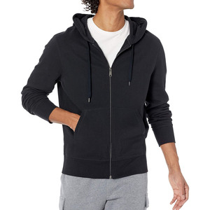 Sweat à capuche pour homme, coupe classique, en tissu polaire, avec logo personnalisé brodé et imprimé, épaules tombantes, écologique - Product Image 5