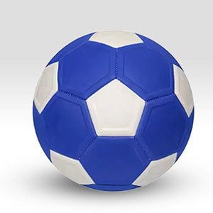 High Quality <b>Hand</b> <b>Stitched</b> Kids Football Blue & White PU Soccer Ball Professional <b>Hand</b> <b>Stitched</b> PU Soccer Ball Made In Pakistan - Product Image 1