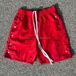 Fabricante personalizado con cordones bordados Chenille Summer Beach Sport Pantalones Casual Gym Mens Sweat Swim Nylon Shorts para hombres - Product Image 2