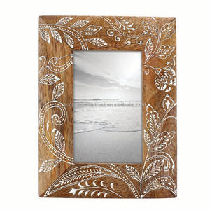 Premium Handmade Dark Walnut <b>Photo</b> <b>Frame</b> with Stand and Hooks Perfect for Family Portraits and Birthday Gifts - Product Image 1