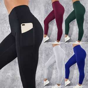High Quality Women's Mid Waist <b>Knee</b>-<b>Length</b> Gym <b>Leggings</b> with Advanced Stretch Technology for Yoga Fitness Athletic Activities - Product Image 3