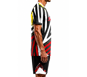 Adult Soccer Uniforms <b>Custom</b> Team Uniform Set Quick Dry Breathable Spandex/Polyester Football Jersey Premium Quality Crew Neck - Product Image 4