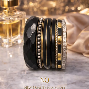 Luxury Resin <b>Metal</b> Bangles Set for Women Handmade Designer Ethnic <b>Bracelet</b> Set Traditional Indian Wedding Jewelry - Product Image 1