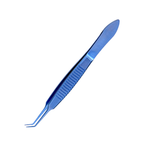 Instruments ophtalmiques SureMed : Pince à ligature Kelman McPherson micro angulaire, revêtement bleu - Product Image 6