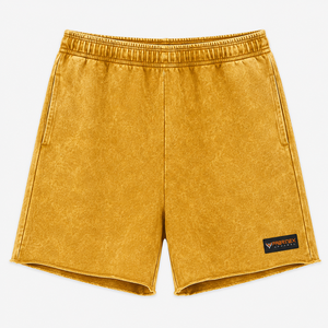 Shorts de sport pour femmes, taille haute, sans coutures, effet délavé, respirants, séchage rapide, en coton, sexy, pour fitness et yoga - Product Image 1