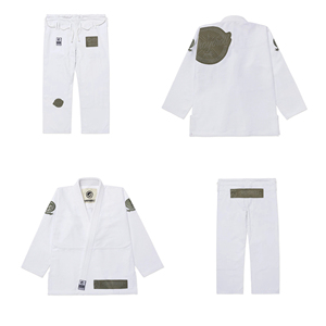 Nuevo Modelo RTS, Conjunto de Gi de BJJ Shoyorol Negro Profesional OEM, 100% Algodón, Logotipo Frontal, 460g, Lavado, Alta Calidad, Unisex, Transpirable para Adultos - Product Image 1