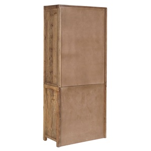 Modern Eco-friendly Wooden <b>Sideboard</b> with Glass Doors and 4 ft <b>Storage</b> Drawers for Dining Living Room School & Hospital Use - Product Image 4