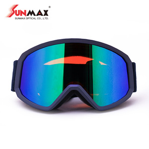 Masque de ski léger pour enfants avec monture intégrale, lentille cylindrique et protection UV - Product Image 3