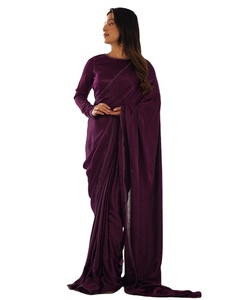 Cotton Silk Fabric Plain& Classy Look Indian Pakistani Casual Wear Rich <b>Saree</b> <b>Blouse</b> Piece - Product Image 1