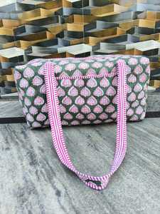 Nuevas Bolsas de Viaje Acolchadas de Algodón Hechas a Mano, Ligeras, Personalizables, Duraderas, Ecológicas, de Gran Capacidad, con Cierre de Cremallera 20 - Product Image 3