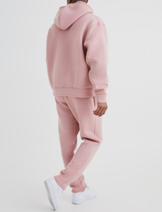 ชุดวอร์มผ้าฟลีซเทอร์รี่ลำลอง โพลีเอสเตอร์/คอตตอน สวมใส่สบายสำหรับผู้ชาย ฤดูหนาว ลายพิมพ์  รับสกรีนโลโก้  ชุดแทรคสูทสีพื้น - Product Image 4