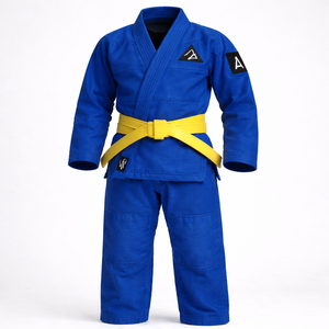 ชุดยูโด ยิวยิตสู สำหรับวัยรุ่น คุณภาพสูง 140 กรัม ผ้าฝ้าย 100% ไม่หดตัว พิมพ์ลายโลโก้ตามสั่งแบบขายส่ง - Product Image 2